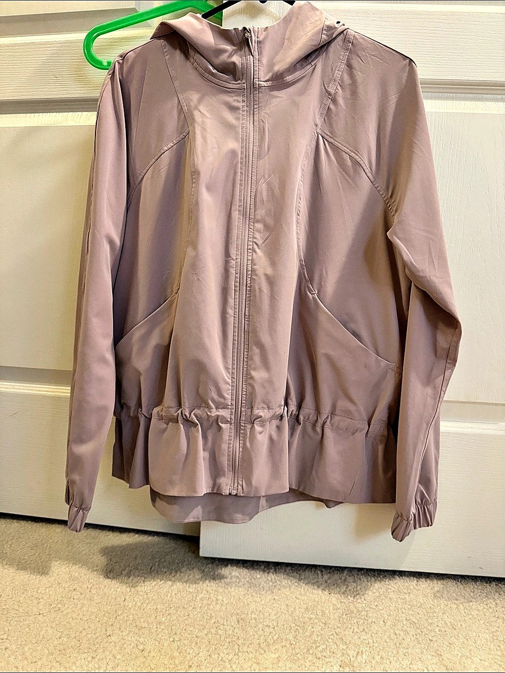 lululemon Hood Lite Jacket Hooded Lightweight Jacket Pink Size 10